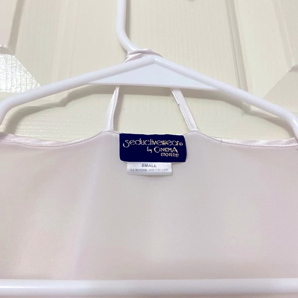 Vintage 80s nylon & lace lingerie by Cinema Etoile - Picture 5 of 9